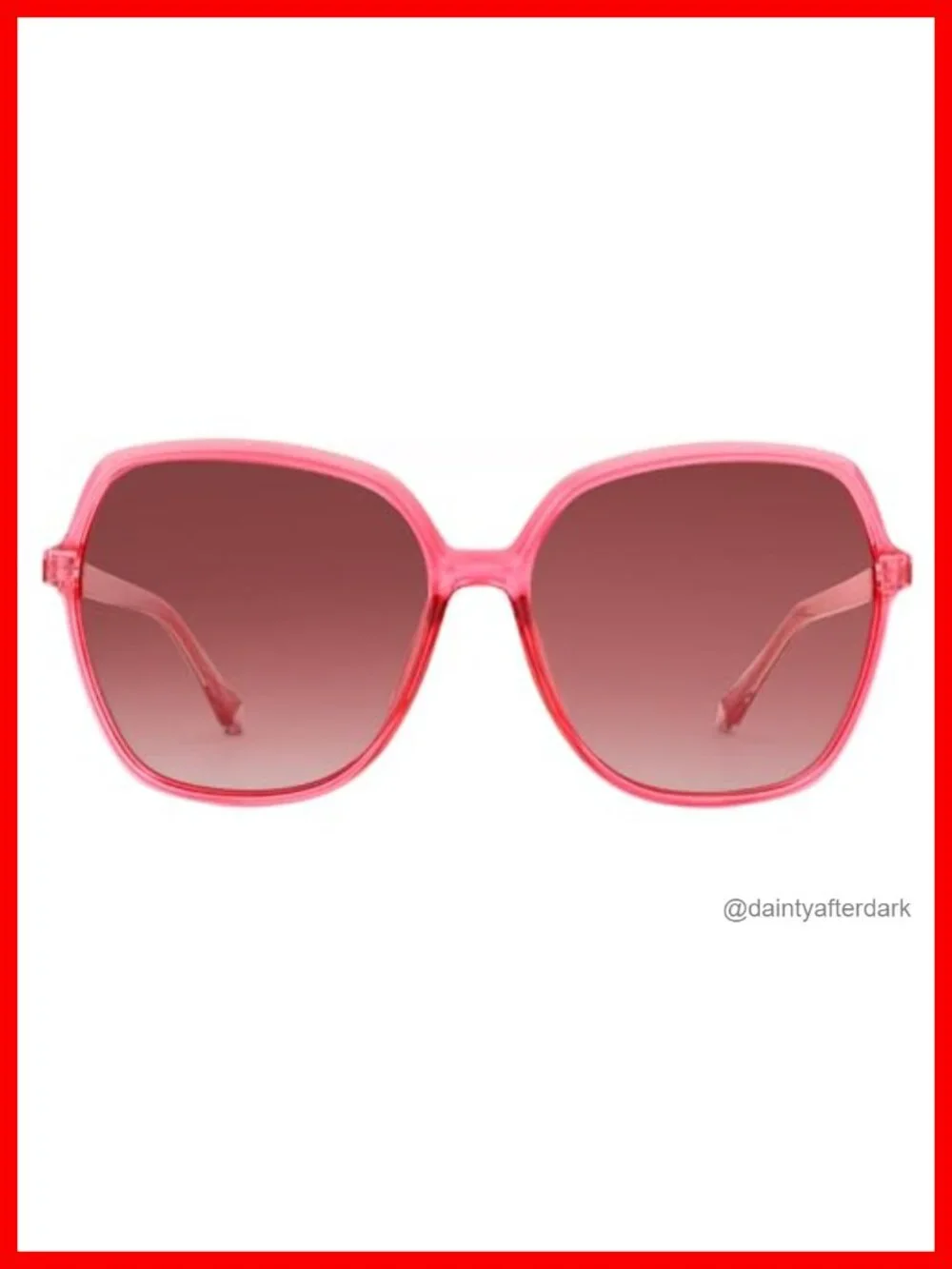 Oversized Square Polarized Sunglasses UV400 Protection Women Vintage Shades